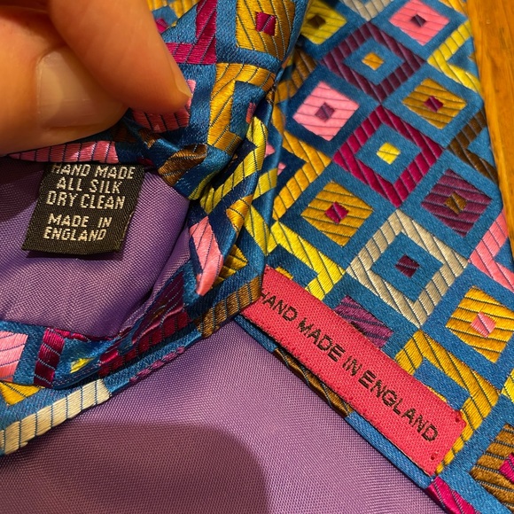 Duchamp London - 100% silk handmade tie - Picture 4 of 5